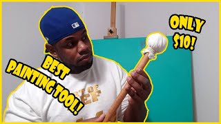 What is a Mahl stick Make a Easy Cheap one painting for beginners [upl. by Niamart]