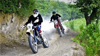 KTM vs HUSQVARNA Ktm exc 300 vs Husqvarna wr 125 [upl. by Annay]