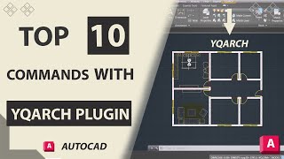 the best 10 autocad commands for yqarchthe best autocad tutorial [upl. by Gerrit]