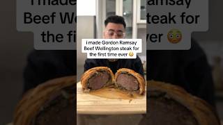 Cooking Gordon Ramsay Beef Wellington steak for the first time ever easy diy beef wellington [upl. by Wash710]