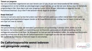 Livestream Basiliek Sint Jan  Zondag 29 september 2024  Eucharistieviering [upl. by Tingley300]