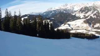 Hochkönig Dienten Piste 13a Trassenabfahrt Zachhofalm [upl. by Suk261]