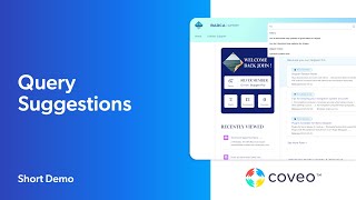 Enhance Search with Coveo’s AI Query Suggestions [upl. by Thaddus]