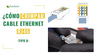 Crimpar cable Ethernet RJ45 [upl. by Spoor843]