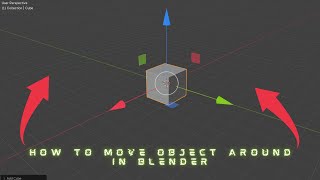 how to move object blender tutorial [upl. by Geirk]