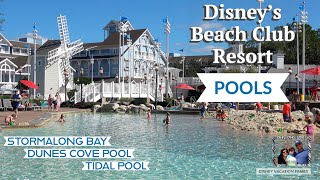 Disneys BEACH CLUB RESORT POOLS  Disney World Pools [upl. by Atsirk166]