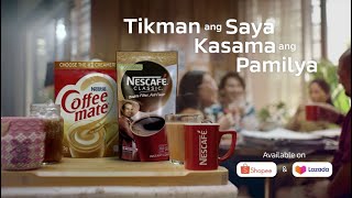 NESCAFÉ CLASSIC amp COFFEEMATE – TIKMAN ANG SAYA KASAMA ANG PAMILYA [upl. by Okir]