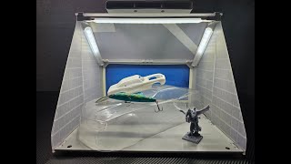 Hobby Spraybooth With LED Lights [upl. by Heall]