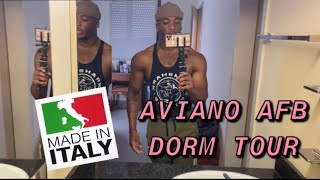 🇮🇹AVIANO AIR FORCE BASE DORM TOUR🇮🇹 [upl. by Ahseeyt]