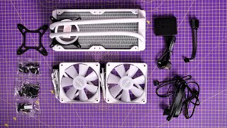 NZXT Kraken 240 RGB Setup and wiring guide [upl. by Erialcyram]