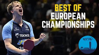 Best of European Table Tennis Championships 2023 [upl. by Euqirne]