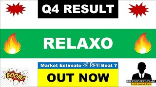 Relaxo Q4 Results 2024  Relaxo results today  Relaxo results  Relaxo Share Latest News  Relaxo [upl. by Ribaudo]