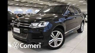 VW TOUAREG RLINE 42 V8 FSI 4X4 TIPTRONIC GASOLINA BLINDADA 2014 [upl. by Anot812]