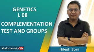 CSIR  RJ SET MH SET  GENETICS L08 Complementation Test Complementation Groups By NILESH SONI [upl. by Ahsia314]