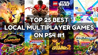 Top 25 Best Local Multiplayer Games On PS4  2023  Part 1 [upl. by Erlewine]