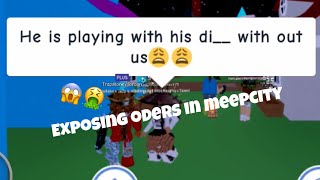 Exposing oders in meepcityroblox [upl. by Hymie]