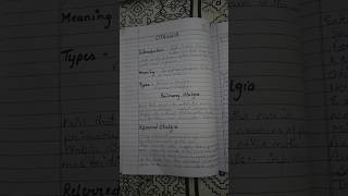 Otalgia class notes short viral video classnotes youtubevideos youtubeshort nurses msn [upl. by Adnawal]