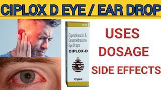 CIPLOX D EYEEAR DROPCiprofloxacin Dexamethasone DropAnkho ka best Drop [upl. by Hpeseoj185]