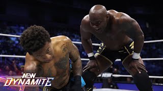 Shelton Benjamin’s DEBUT MATCH in AEW Benjamin w MVP vs Lio Rush  101624 AEW Dynamite [upl. by Alexia]