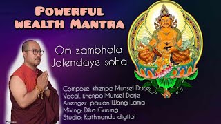 Zambhala Mantra Chanting  powerful Mantra for wealth [upl. by Reiss]