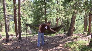 How to Set up the Blackbird Hammock  Warbonnet Outdoors [upl. by Nnaacissej]