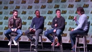 Sebastian Stan Chris Evans and Anthony Mackie at ACE comic con [upl. by Korney219]