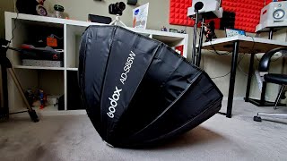 Godox AD S85W Unboxing [upl. by Ayokal]