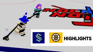 Kraken  Bruins 429  RHL Highlights 2024 [upl. by Drofwarc]