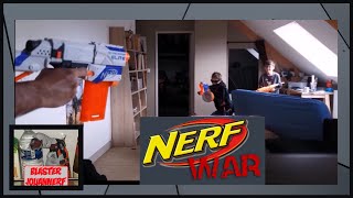 NERF WAR A LA MAISON Scénario LES PLOTS DENERGIE en Français fr [upl. by Amorette40]