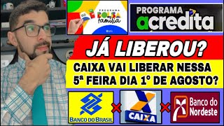 URGENTE ACREDITA EMPRÉSTIMO PARA QUEM É DO BOLSA FAMÍLIA CAIXA VAI LIBERAR DIA 1º DE AGOSTO NÃO [upl. by Elgar]