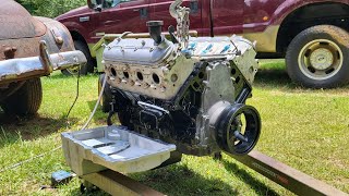 Getting 1969 C10 engine ready to install [upl. by Cerelly]