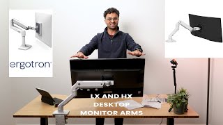 Ergotron LX and HX series arms full unboxing setup and first impressions by Jassie from KECG Tech [upl. by Budd754]