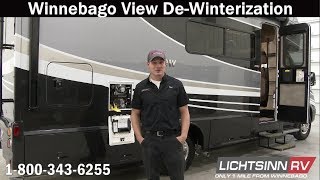 LichtsinnRVcom  How to DeWinterize a Winnebago View [upl. by Ahsok401]