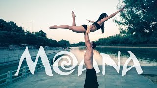 Duo blift  ACRO DANCE lifts COREOGRAPHY  HOW FAR I’LL GO [upl. by Riane]