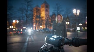 AkkuFrontscheinwerfer LS 760 IGO VISION – das innovative Fahrradlicht [upl. by Yesnel]