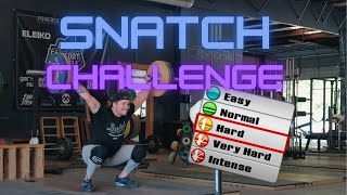 HARD SNATCH CHALLENGE [upl. by Eenitsed338]