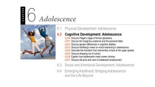 1100 062  Adolescence  Cognitive Development [upl. by Esdras354]