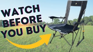 Outdoor comfort with GCI Outdoors Roadtrip Rocker Chair [upl. by Aeneus]