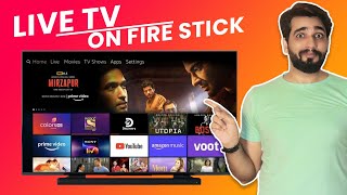 Live TV Features on Fire TV Stick Watch Live TV on Fire Stick India Hindi [upl. by Lek]