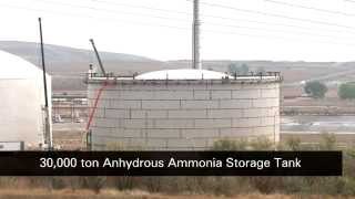 Anhydrous Ammonia Tank Roof Raising Video [upl. by Aridnere765]