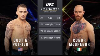 Dustin Poirier vs Conor McGregor  UFC 4 [upl. by Casimir27]