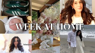 VLOG Cooking at home Birthday Event Planning Haircare Routine Sephora Haul amp Beach Photoshoot [upl. by Nilloc]