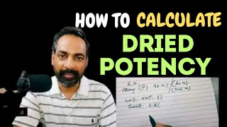 HOW TO CALCULATE DRIED POTENCY  RAW MATERIAL VOICE OF KAYANI [upl. by Roeser]