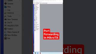 How to Port forwarding in mikrotik mikrotiktutorial [upl. by Aihsemot]