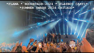 PLAYBOI CARTI “HOODBYAIR amp 2024” LIVE  SUMMER SMASH  CHICAGO  06152024 [upl. by Zhang]