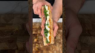 Mortadella Burrata Sandwich with bbnomoney [upl. by Brag646]