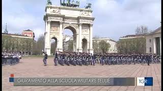 TgR Lombardia Cerimonia di Giuramento Scuola Militare Teulié 23 [upl. by Mich]