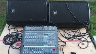 Dynacord PowerMate 10002 and EV ZX5 outdoor listening session [upl. by Allayne492]