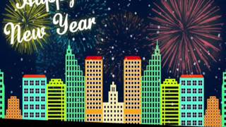 Happy New Year Greeting Card 2015  Animated New Year E cards [upl. by Nnylyaj556]