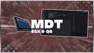 FiveM MDT Script Police amp EMS  tkmdt [upl. by Gnim732]